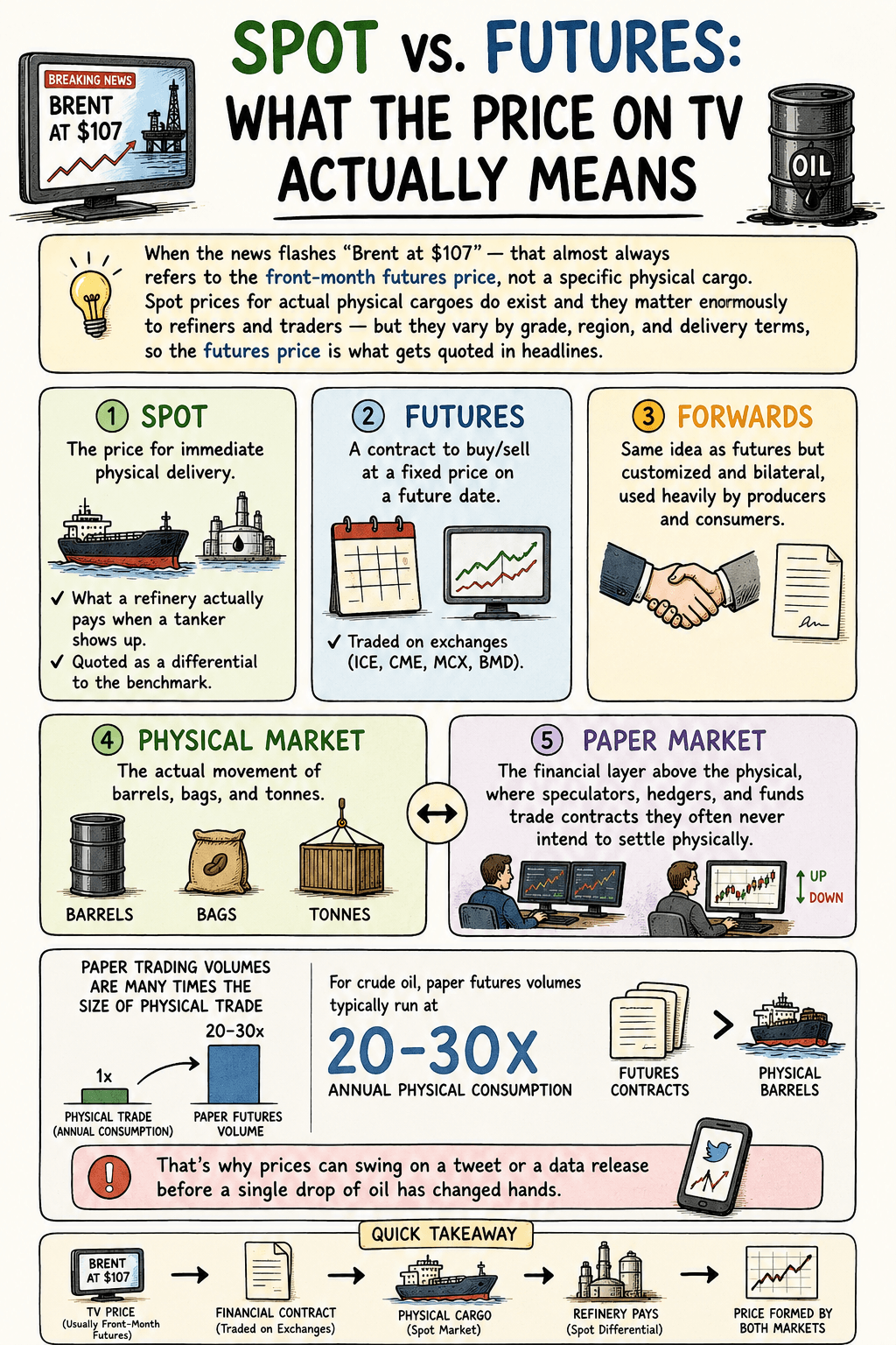 Spot vs. Futures: What the Price on TV Actually Means