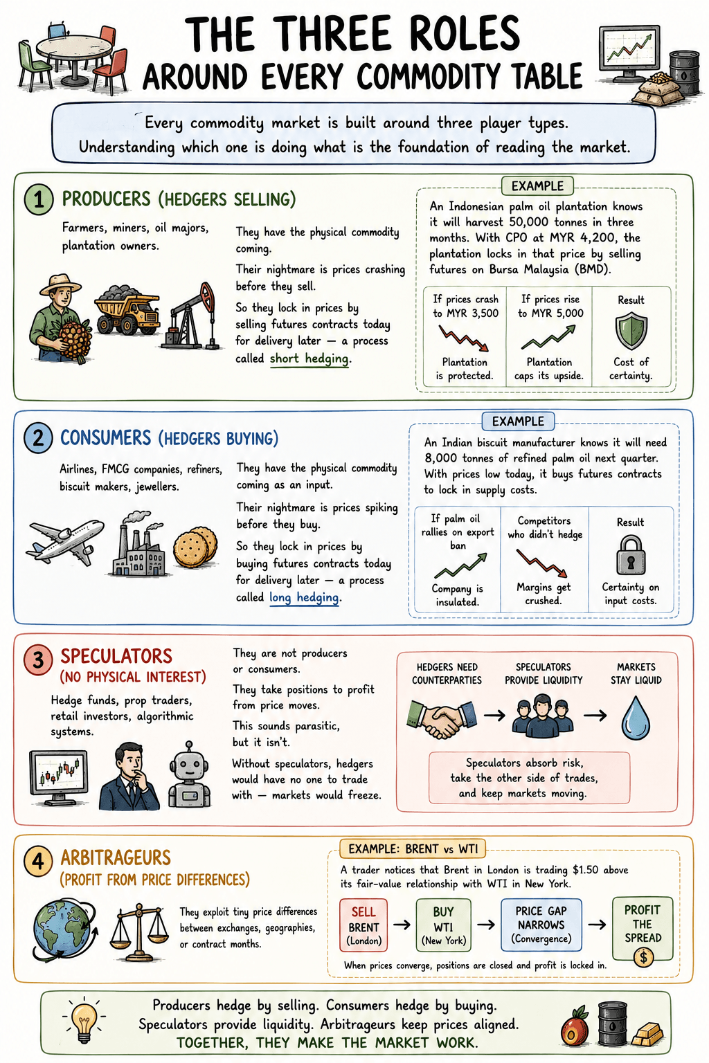 The Three Roles Around Every Commodity Table